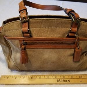 Coach Suede Satchel